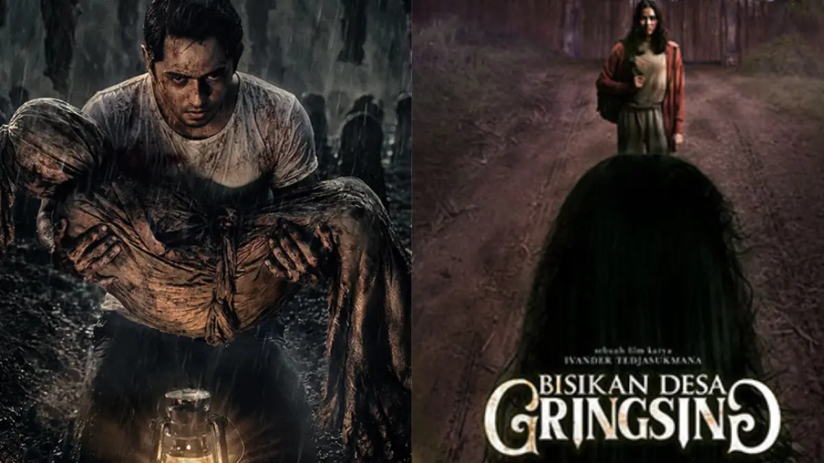 Dua film horor lokal, Munafik: Melawan Iblis dan Bisikan Desa Gringsing, siap menghantui bioskop Indonesia sepanjang September 2026. (Cinepolis/CinemaXXI)