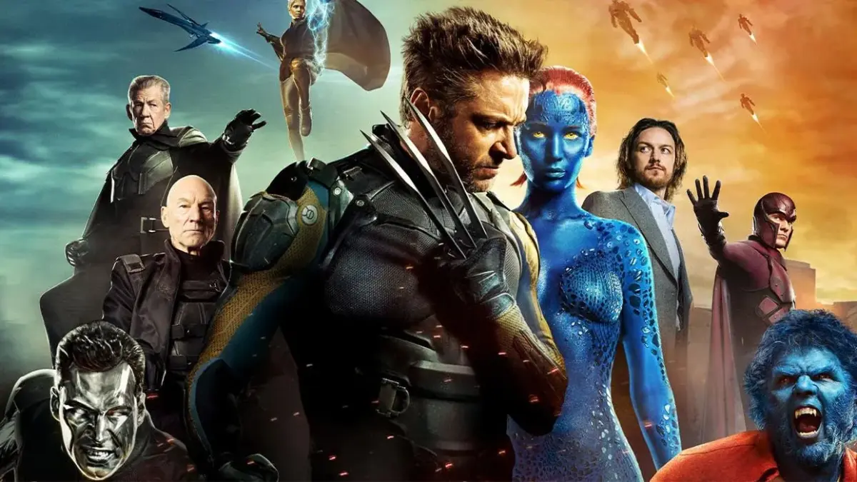 Para pemeran karakter mutan dalam film X-Men: Days of Future Past, termasuk Hugh Jackman (Wolverine), Jennifer Lawrence (Mystique), James McAvoy, Patrick Stewart, Ian McKellen, dan Michael Fassbender, yang mempertemukan dua generasi semesta X-Men. (Foto: Dok. 20th Century Fox via Kincir.com)