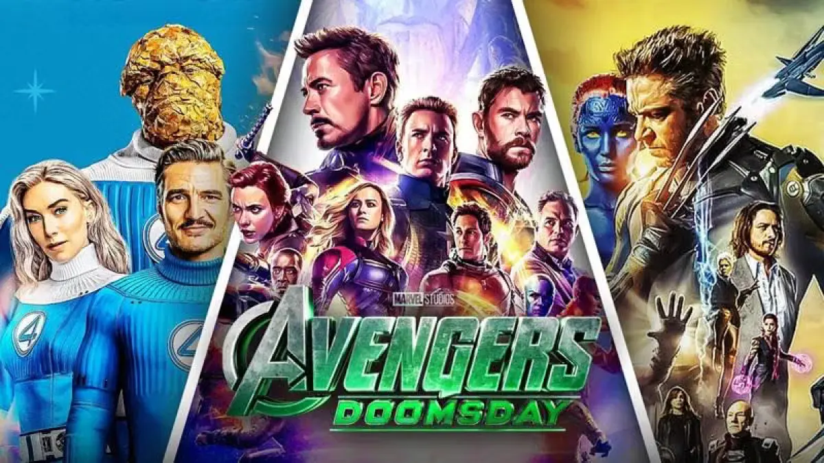 Visual karakter Fantastic Four, jajaran pahlawan Avengers, dan mutan X-Men yang disatukan di bawah logo resmi film Marvel Studios Avengers: Doomsday, menyoroti deretan fakta menarik seputar perang akbar semesta MCU. (Foto: Dok. Marvel Studios via GGWP)