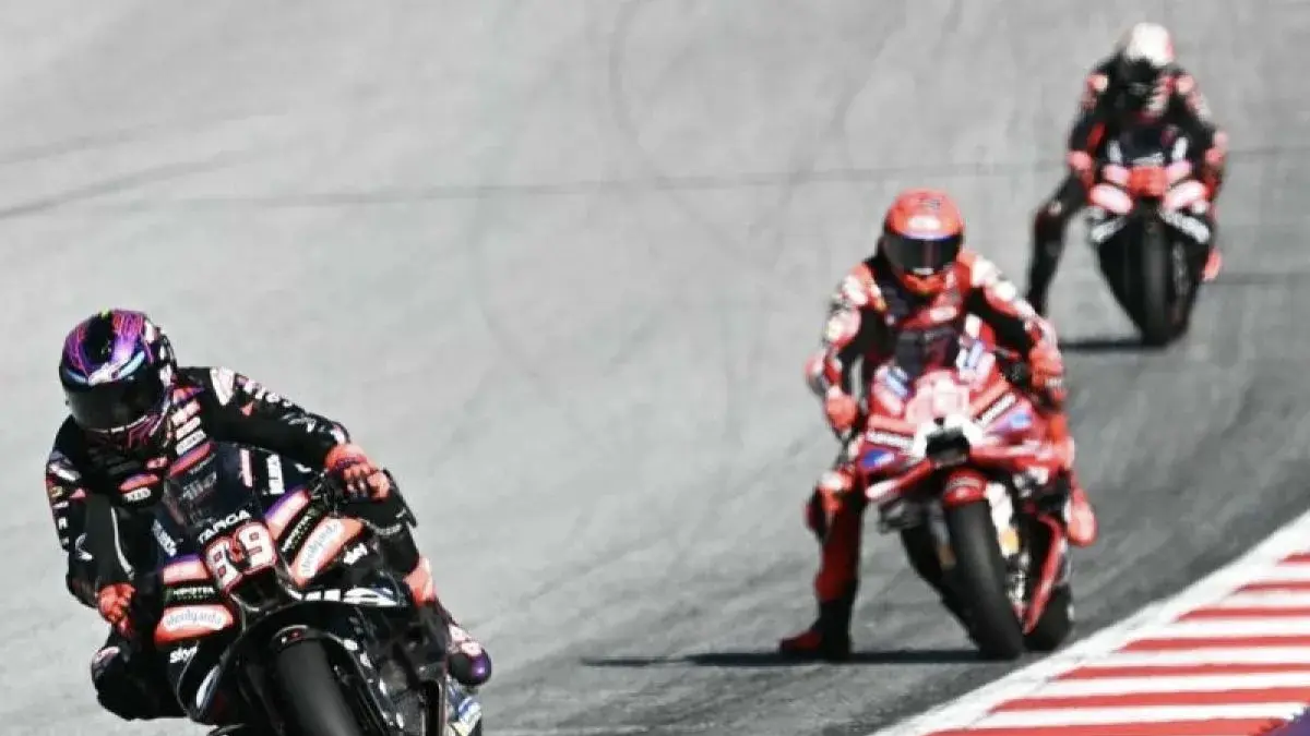 Marc Marquez alami permasalahan pengereman pada GP Austria 2026 (20/9). Sumber: afu.id