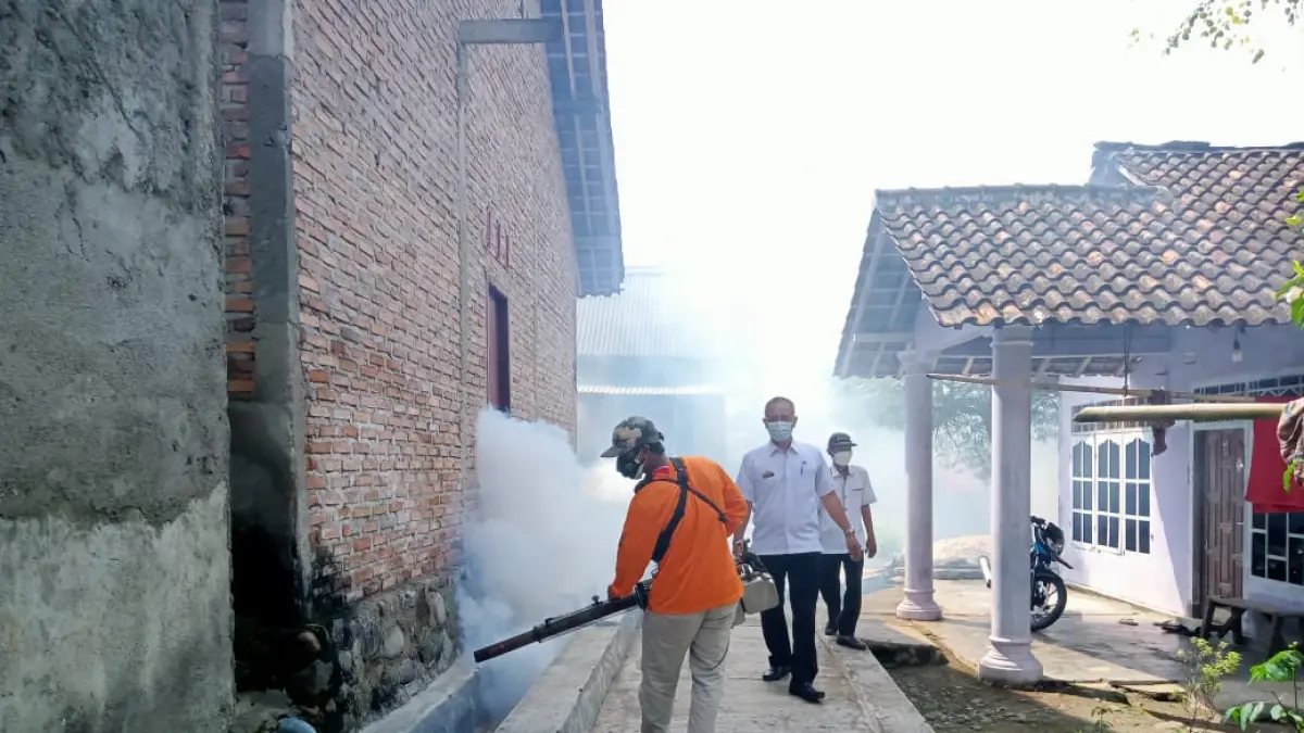 Draft fogging di Kota Batu dalam upaya pencegahan DBD 2022. Sumber: harianjaraknews.id