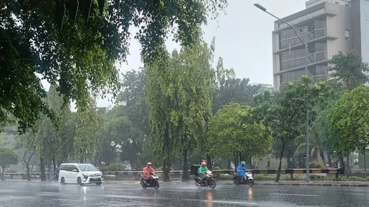 Ilustrasi hujan di siang hari. Foto: Istimewa