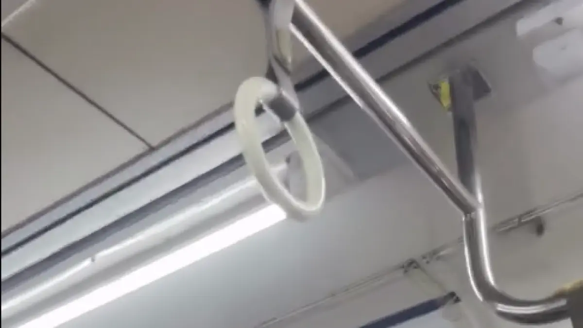 ada kecoak di KRL Gerbong wanita
