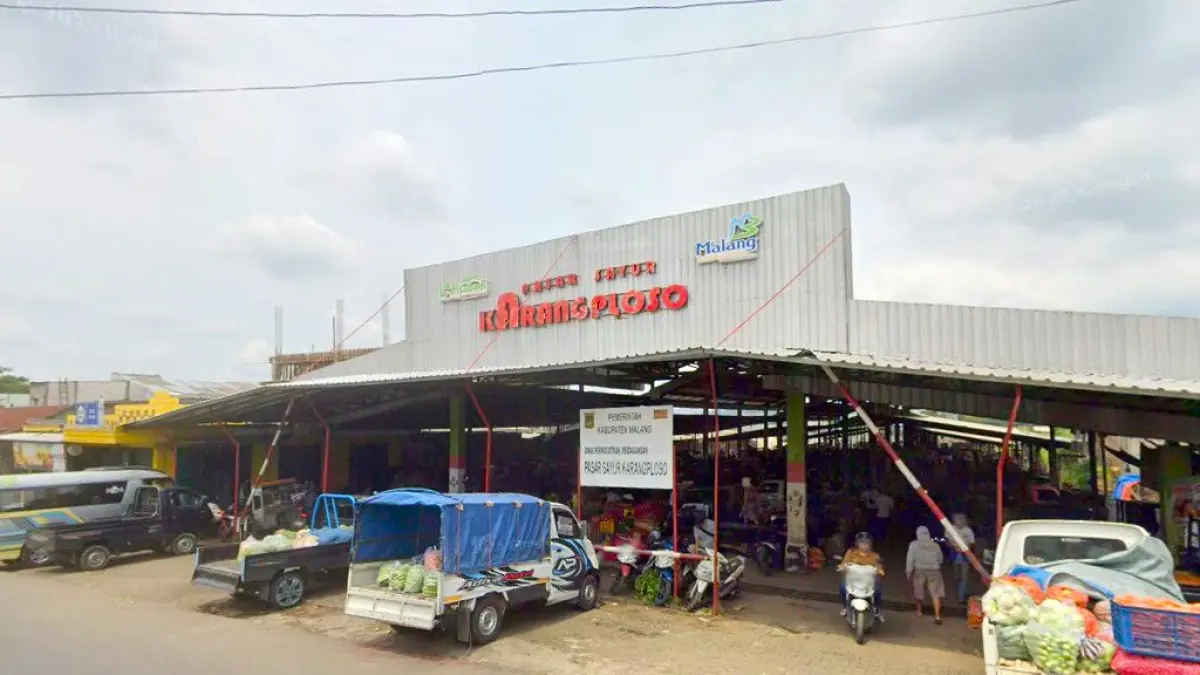 Pasar Sayur Karangploso, Kabupaten Malang, Jawa Timur. Foto: Wikipedia