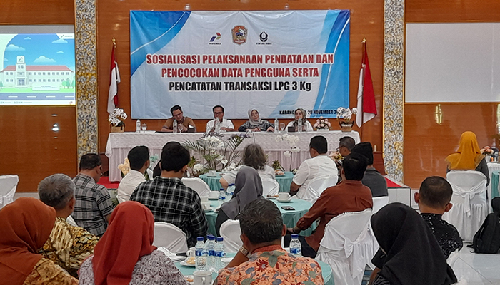 Sosialisasi Pelaksanaan Pendataan dan Pencocokan Data Pengguna Serta Pencatatan Transaksi LPG 3kg