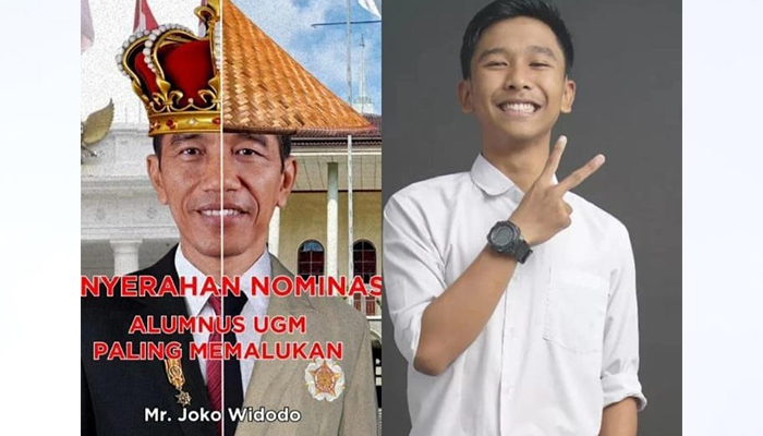 Ketua BEM UGM Yang Menobatkan Jokowi Jadi Akumnus UGM Paling Memalukan