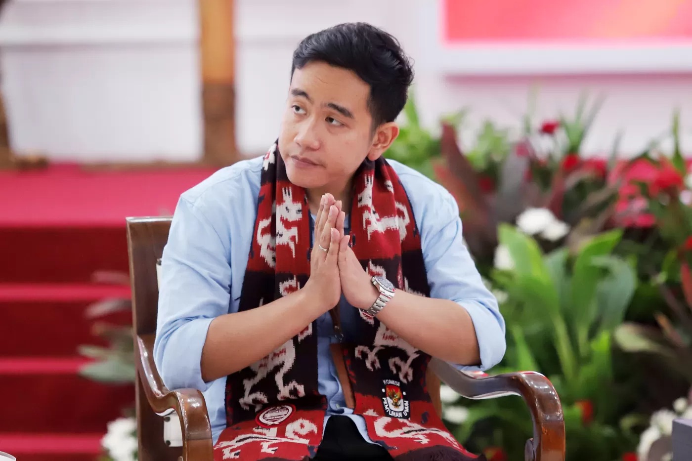 Bakal Calon Wakil Presiden Gibran Rakabuming Raka. (DERY RIDWANSAH/ JAWAPOS.COM)