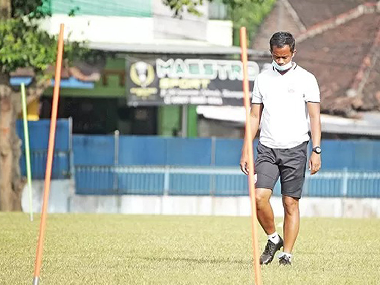 Tithan Wulung Suryata di lapangan Raden Mas Said Karanganyar. (ISTIMEWA)