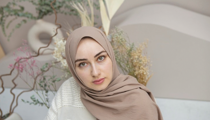 Ilustrasi Jilbab Tegak dan rapi