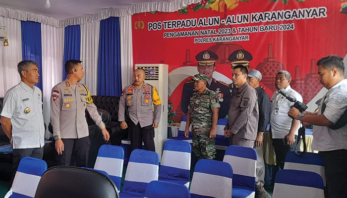 Pantauan Terkait Pos Pam dan Pos Yan Nataru Oleh Pj Bupati dan Kapolres