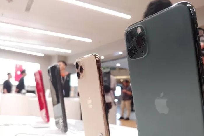 Ilustrasi: Jajaran perangkat iPhone 11 Series terbaru. (Rian Alfianto/JawaPos.com)