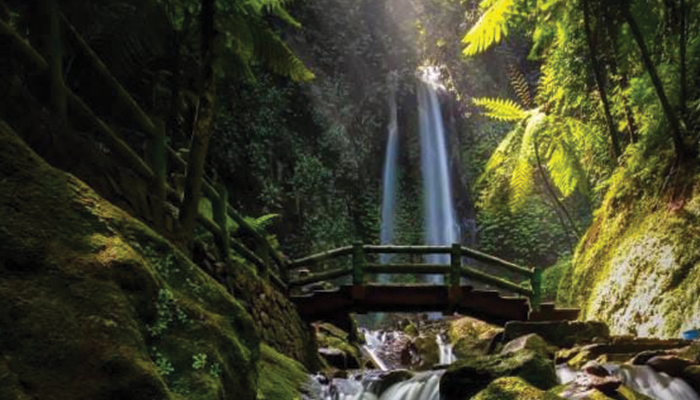Keindahan alam wisata air terjun jumog Karanganyar