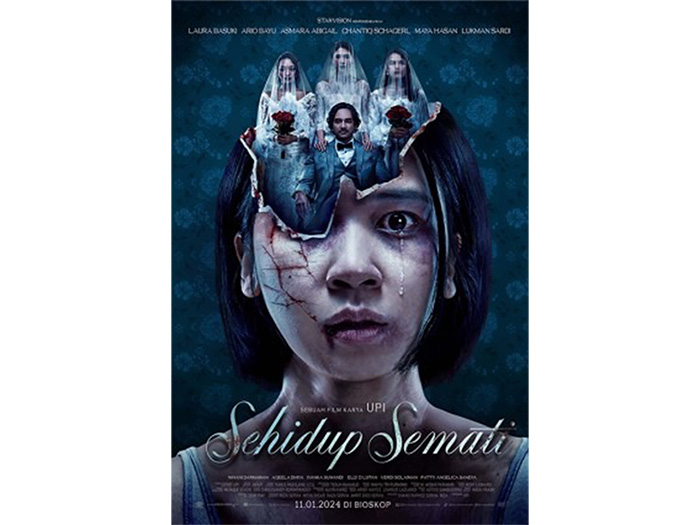 Poster film Sehidup Semati, salah satu film yang akan tayang di bioskop Solo Raya bulan Januari  (21CINEPLEX.COM)