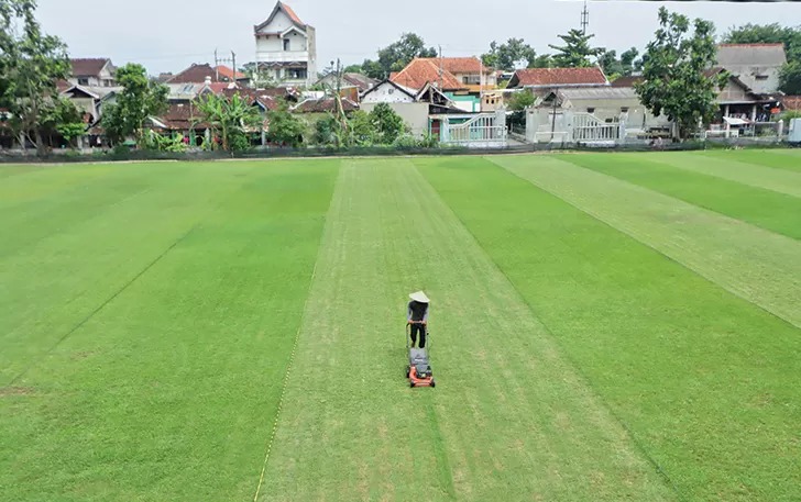 Potret Kampung Sewu dari Lapangan Kampung Sewu, Kecamatan Jebres, beberapa waktu lalu.  (M. IHSAN/RADAR SOLO)