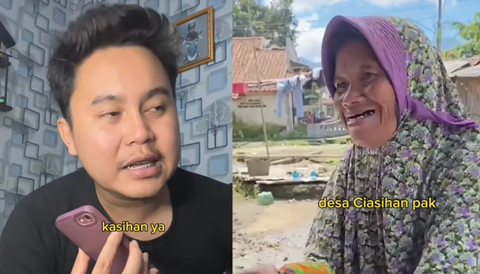 Cuplikan Layar Pengemis Viral "aaa kasihan aa"