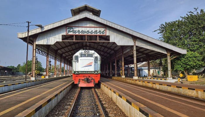 Stasiun Purwosari yang ada di Kota Solo