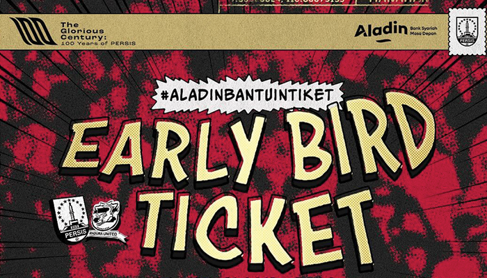 Tiket Pertandingan Persis Solo dan Madura United yaang bisa dibeli melalui aplikasi