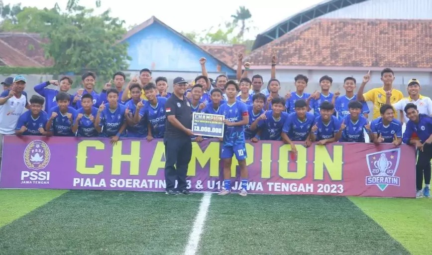 PSCS Cilacap U-15 jadi juara Piala Soeratin U-15 zona Jateng 2023. (DOK. PSSI Jateng)