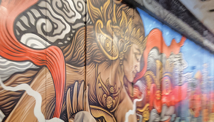 Salah Satu Mural yang ada di Solo Jadi Spot Menarik Untuk Berfoto