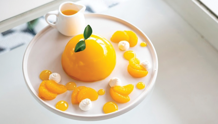 Ilustrasi Pudding Jeruk yang Cocok Disajikan Saat Imlek