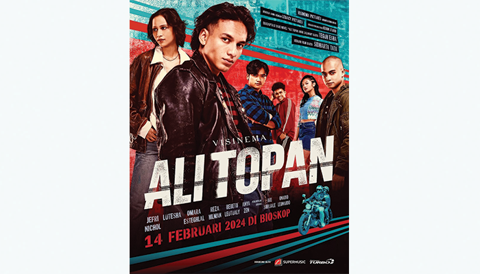 Poster film Ali Topan yang akan tayang 14 Februari 2024 di bioskop