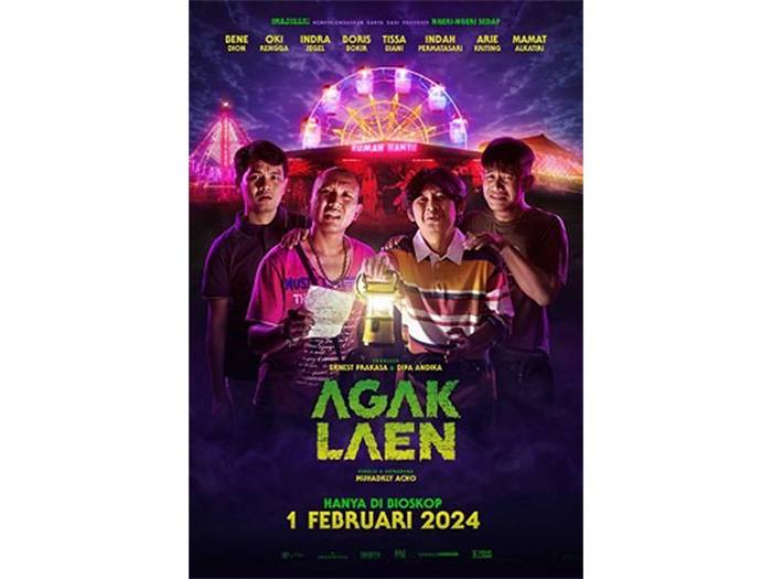 Poster film Agak Laen yang menjadi salah satu yang direkomendasikan untuk ditonton di bioskop area Solo dan sekitarnya akhir  pekan ini (21CINEPLEX.COM)