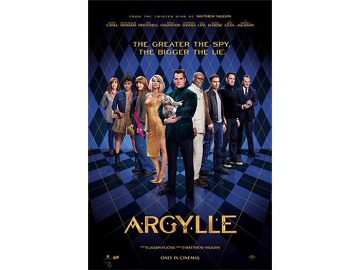 Poster film Argylle, salah satu film yang direkomendasikan untuk ditonton di bioskop wilayah Solo dan sekitarnya akhir pekan ini (21CINEPLEX.COM)