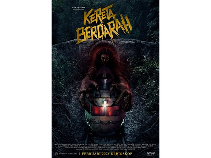 Poster film Kereta Berdarah yang menjadi salah tayangan yang direkomendasikan untuk warga Solo di bioskop terdekat (21CINEPLEX.COM)