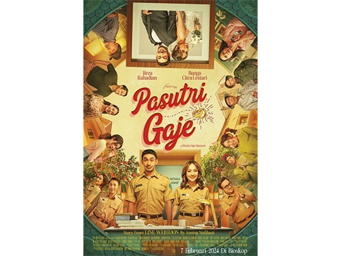 Poster film "Pasutri Gaje" yang jadi film yang direkomendasikan untuk ditonton warga Solo dan sekitarnya akhir pekan ini (21CINEPLEX.COM)
