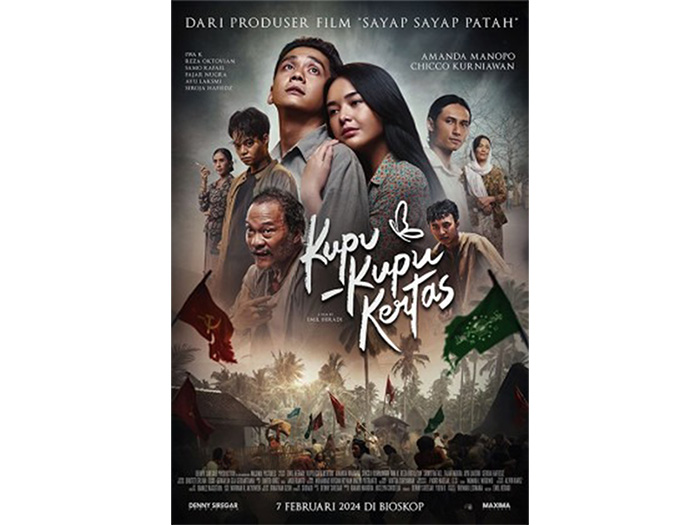 Poster film "Kupu-kupu Kertas" yang menjadi salah satu rekomendasi film untuk warga Solo akhir pekan ini (21CINEPLEX.COM)