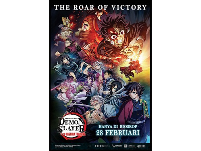 Poster film "Demon Slayer: Kimetsu No Yaiba &ndash; To The Haishira Training" menjadi salah satu tontonan untuk warga Solo dan sekitarnya akhir pekan ini (21CINEPLEX.COM)