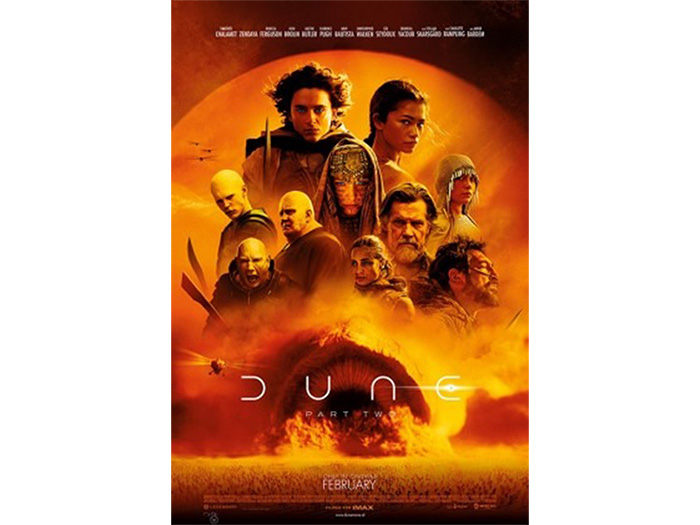Poster film "Dune Part Two" menjadi salah satu tontonan rekomendasi untuk warga Solo di bioskop akhir pekan ini (21CINEPLEX.COM)