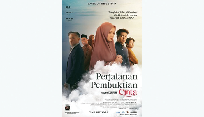 Poster Film Perjalanan Pembuktian Cinta yang Tayang di Bioskop Solo dan Lainnya.