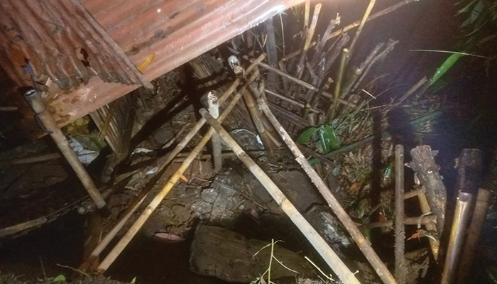 Longsor di Karangmalang sebabkan kerugian puluhan juta.