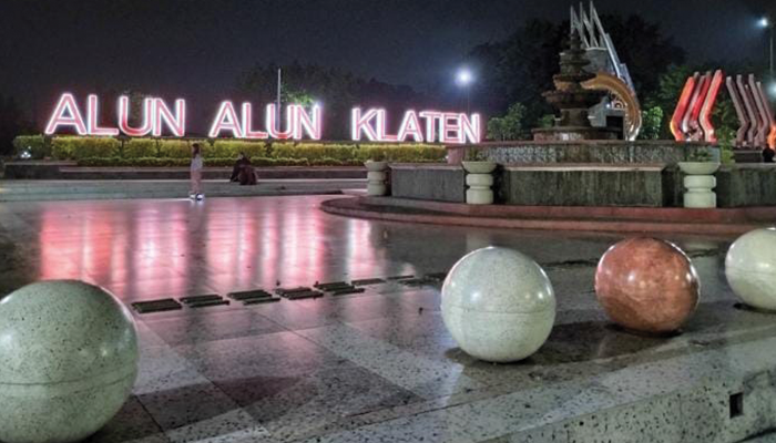 Alun-alun Klaten jadi Salah Satu Spot Wisata di Solo Raya.