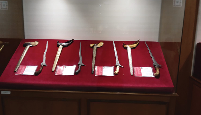 Museum keris nusantara yang ada di Kota Solo.