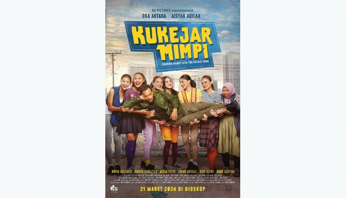 Poster Film Ku Kejar Mimpi yang Tayang di Bioskop Solo.
