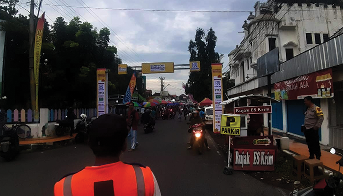 Suasana kampung ramadan jl. Mlinjon Klaten.