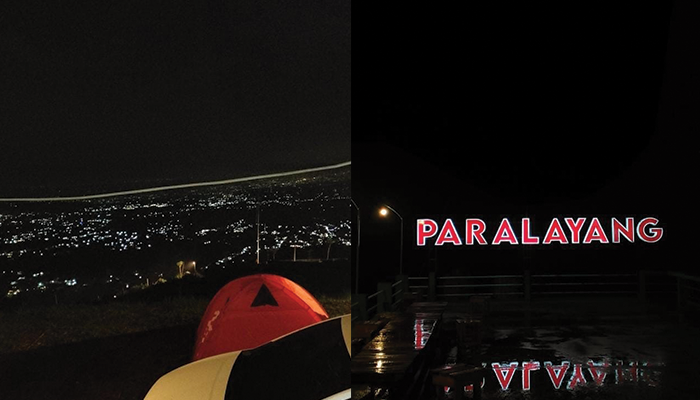 Spot Foto dan camping di Bukit Paralayang Kemuning Malam Hari.