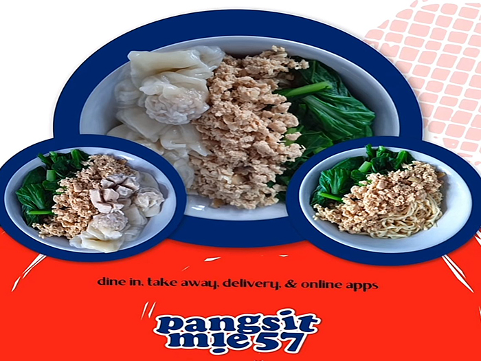Pangsit Mie 57 menjadi salah satu rekomendasi kuliner untuk jadi menu buka  puasa warga Solo Raya. (DOK. TIKTOK/ PANGSITMIE57)