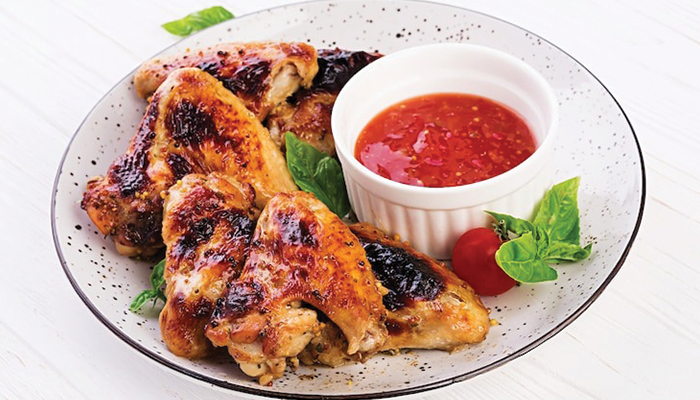 Ayam bakar yang memiliki cita rasa lezat.