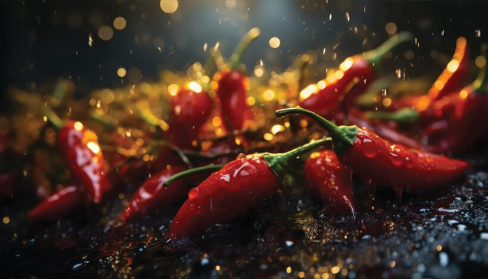 Ilustrasi Cabai yang Memiliki Cita Rasa Pedas.