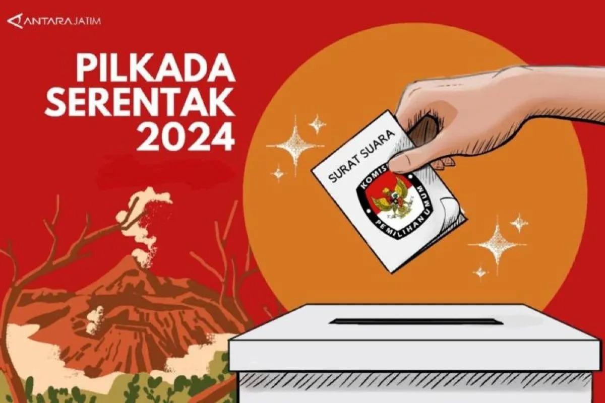 Ilustrasi Pilkada Serentak 2024. (AFIF/ ANTARA)