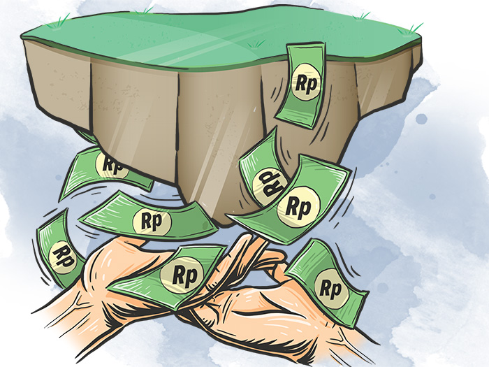 Ilustrasi investasi tanah. (IREK/ RADAR SOLO)