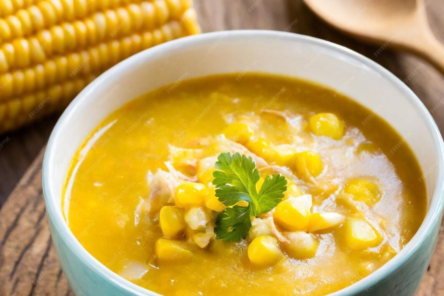 Sop jagung yang bisa menjadi menu sahur bagi warga Solo. (FREEPIK)