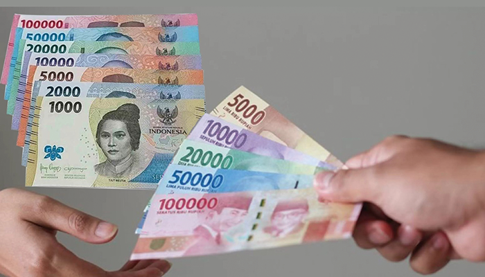 ilustrasi uang untuk Bonus Hari Raya.