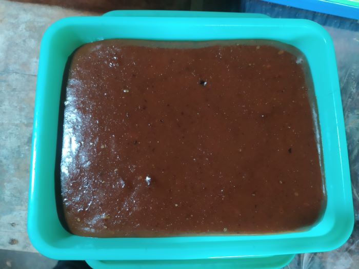 Jenang dodol yang merupakan makanan khas daerah Wonogiri. (IWAN ADI LUHUNG/ RADAR SOLO)