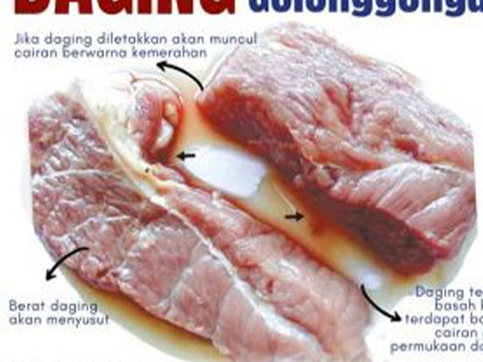 Ilustrasi daging gelonggongan yang bahaya bagi kesehatan warga Solo Raya. (DOK. DINAS PETERNAKAN PEMERINTAH KABUPATEN LEBAK)