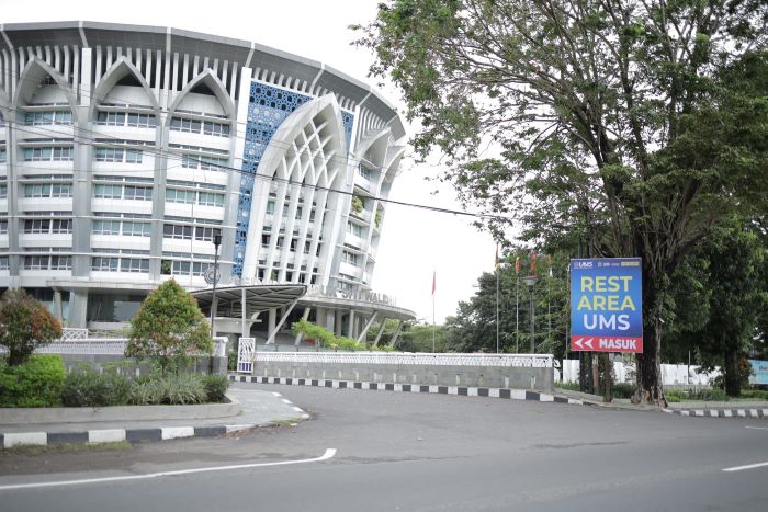 Rest Area Walidah Tower, Kampus 2 UMS, Jl. A Yani, Pabelan, Kartasura yang disediakan UMS pada Lebaran tahun ini. (UNIVERSITAS MUHAMMADIYAH SURAKARTA)