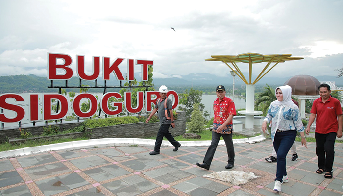 Objek wisata Bukit Sidoguro di Desa Krakitan, Kecamatan Bayat, Klaten yang akan menjadi lokasi tradisi grebeg syawalan pada Rabu (17/4).